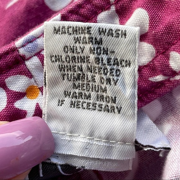 Ann Taylor Loft Shorts Womens Size 12 Pink Floral Flat Front Cotton - Picture 6 of 6